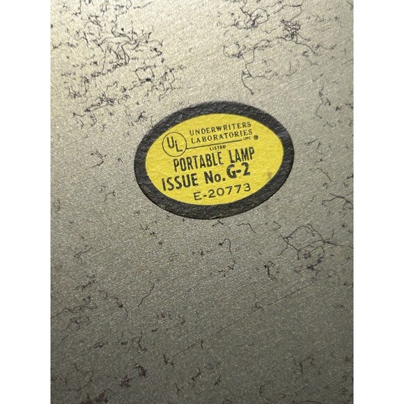 Vintage MCM Brass Toleware Accent Lamp For Vanity Nightstand 14” - Picture 12 of 13